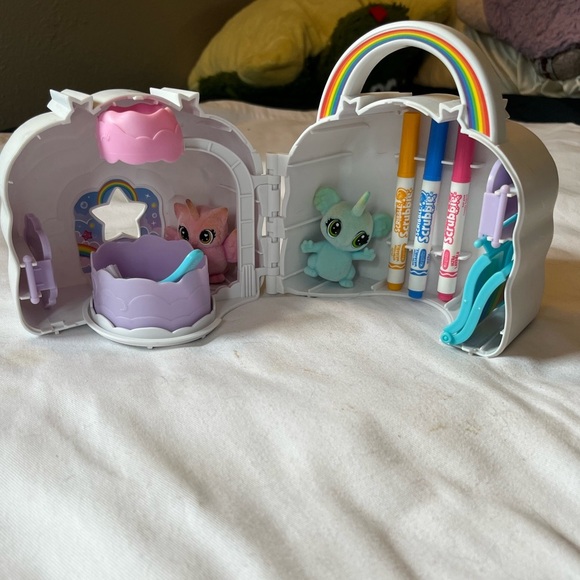 Crayola Scribble Scrubbie Cloud Clubhouse Coloring Set, 8 Pieces Toy - Picture 5 of 9